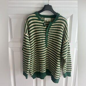 THE GREAT STRIPED PULLOVER SWEATER